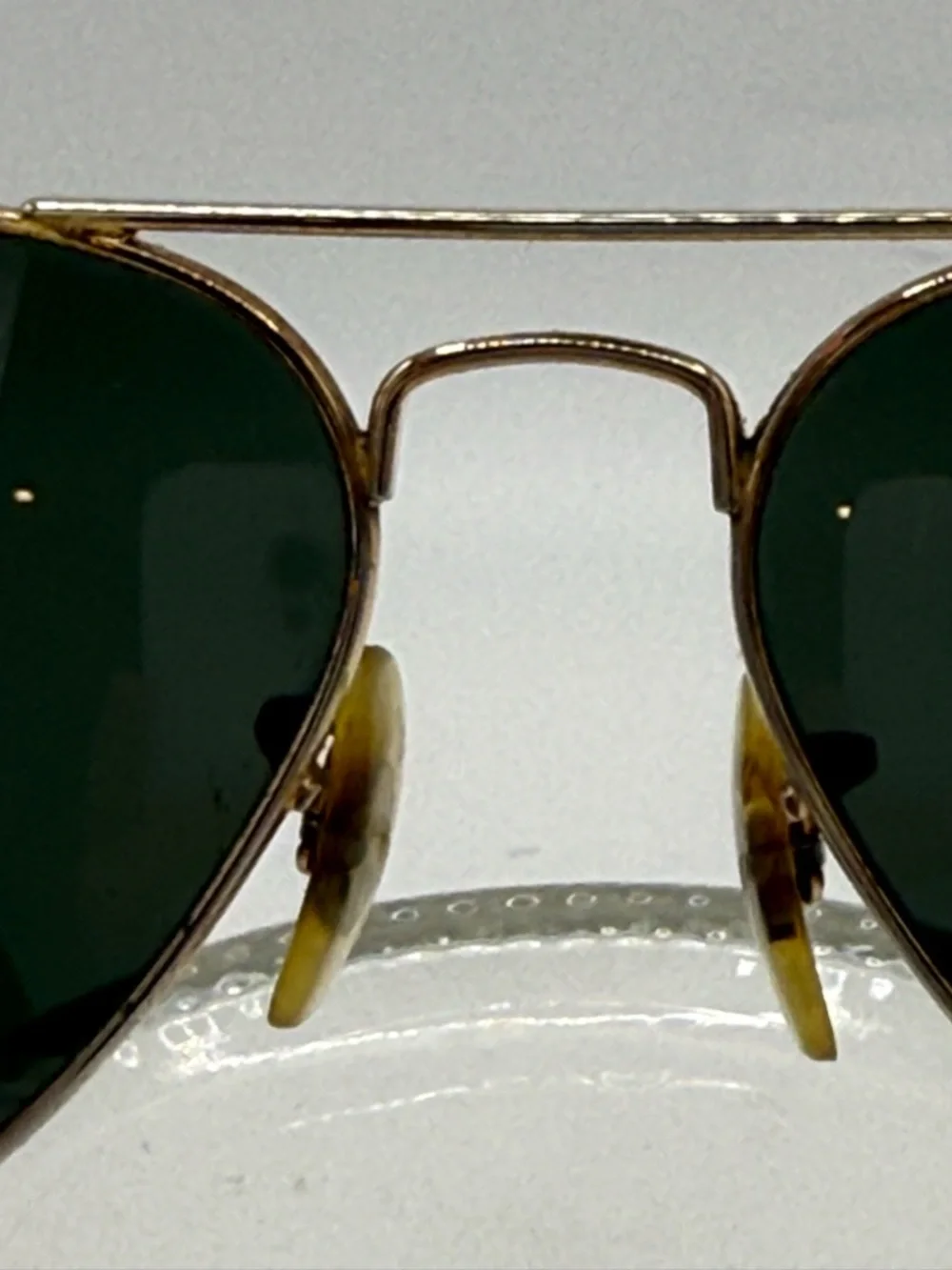 Ray-Ban Aviator Sunglasses Gold Frame with Green Lenses